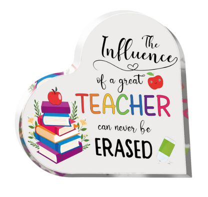 Acrylic Heart Plaque for Mother&