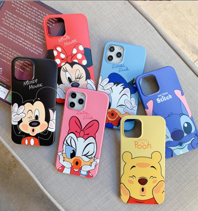Cartoon Monster and Mickey Soft Phone Cases for iPhone