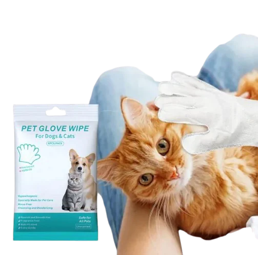 Pet Cleaning Gloves &amp; Wipes