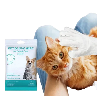 Pet Cleaning Gloves &amp; Wipes
